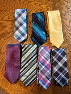 Men's Assorted Patterned Dress Tie Set - Multi Color